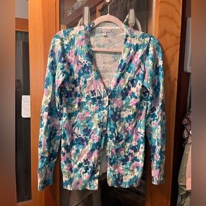 Gap floral cardigan size M